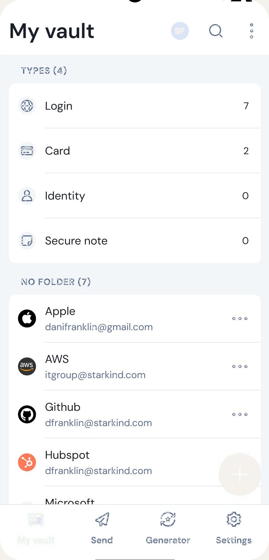 Bitwarden on Android