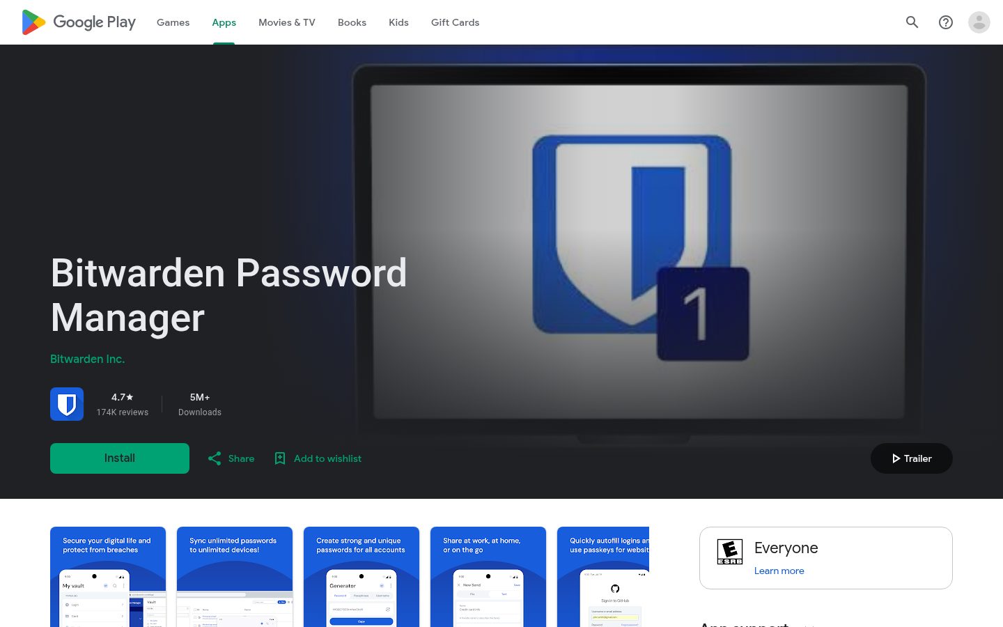 Bitwarden on Android
